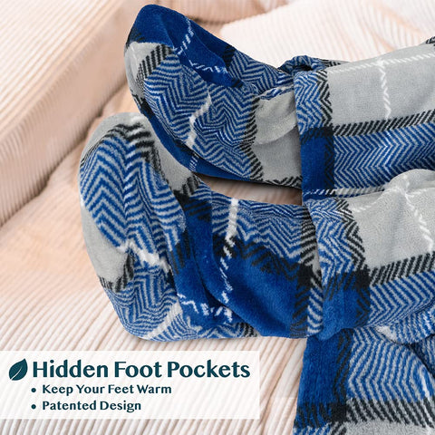 PAVILIA fleece sleeve close-up displaying soft fabric and arm mobility benefit