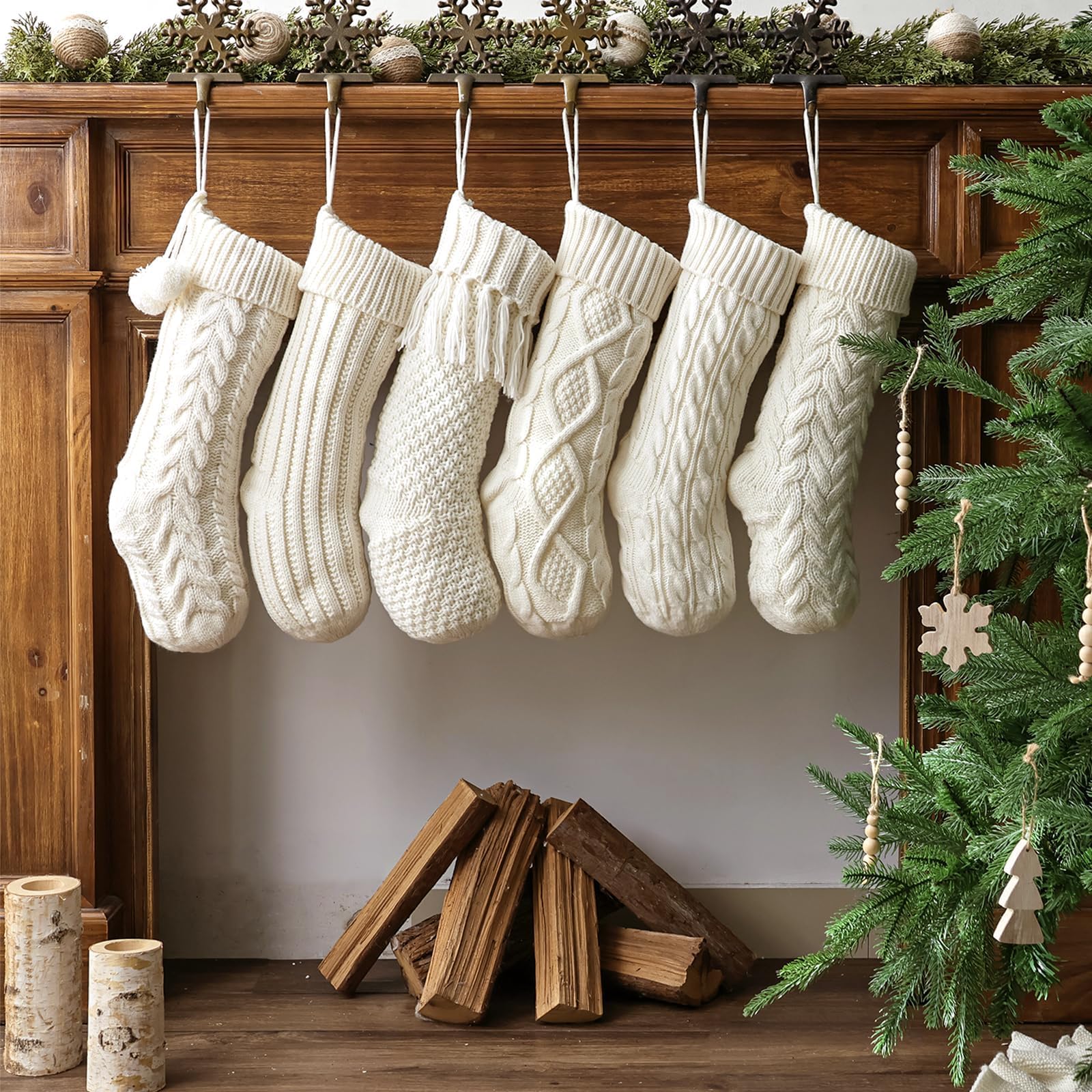 Pawliss stocking filled with gifts demonstrating capacity and stretchy knit