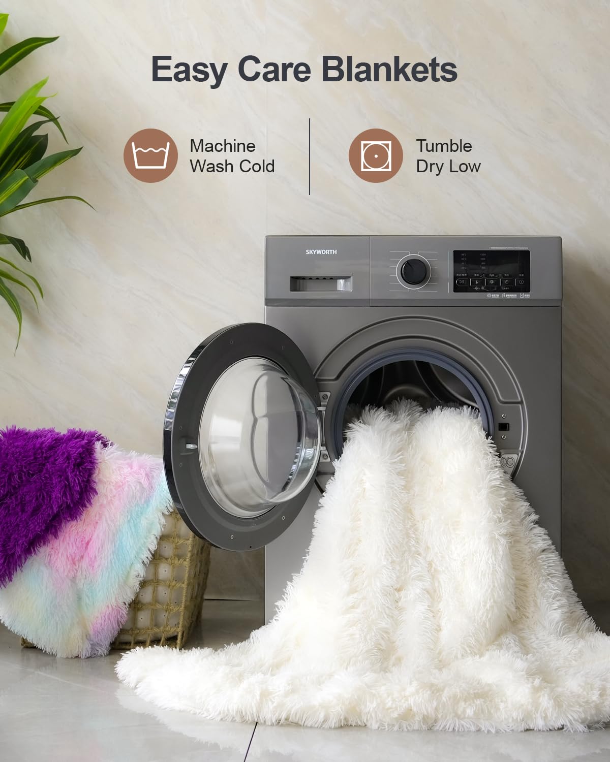 Pawque cream throw pet on blanket showing pet-friendly protection and comfort