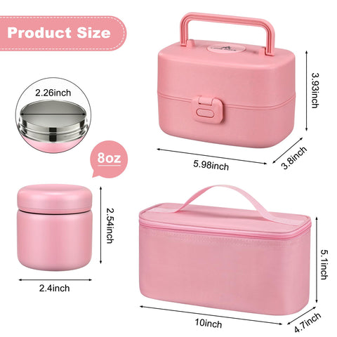 Pawtong bento inside a school backpack for compact portability