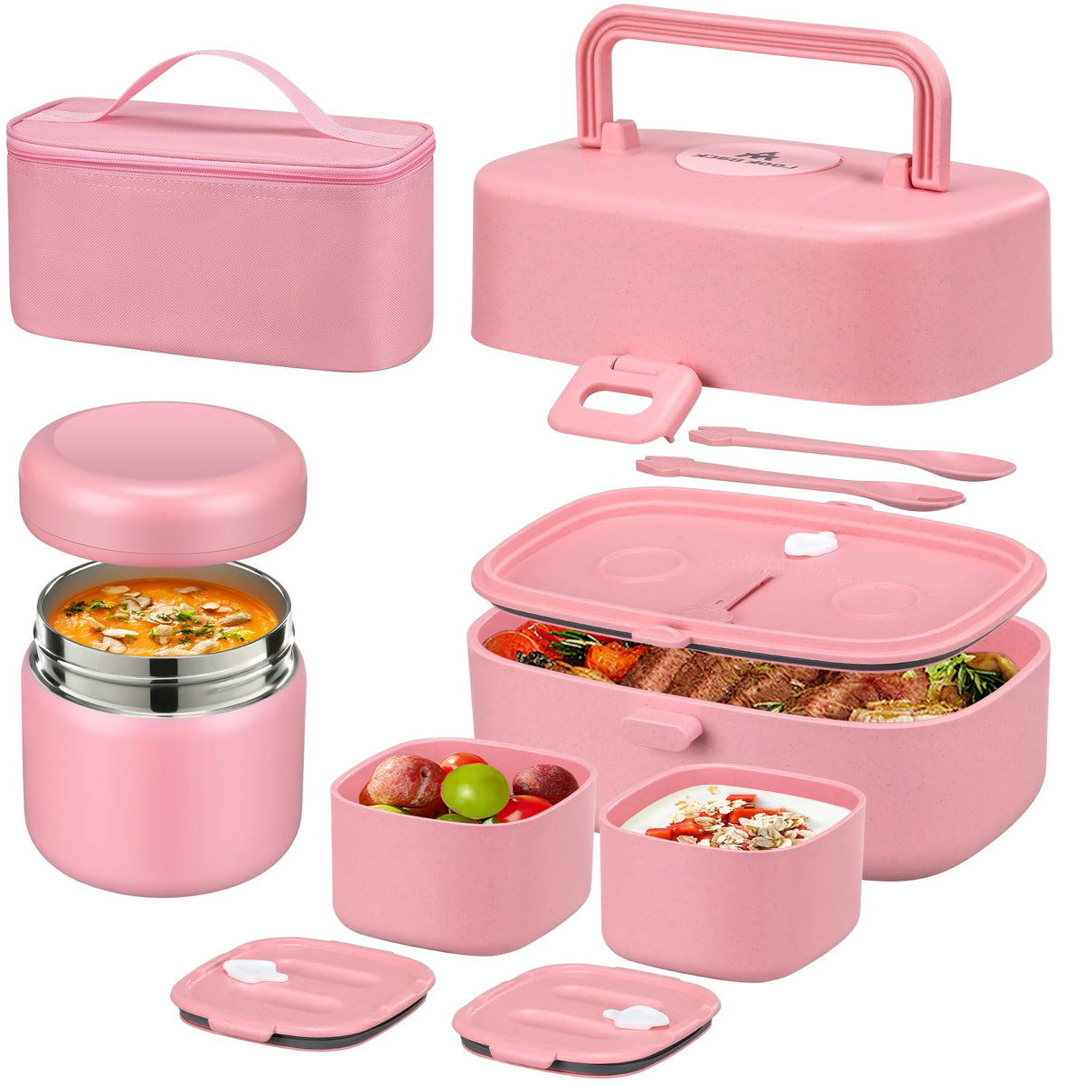 Pawtong front packaging showing full pink set and benefits
