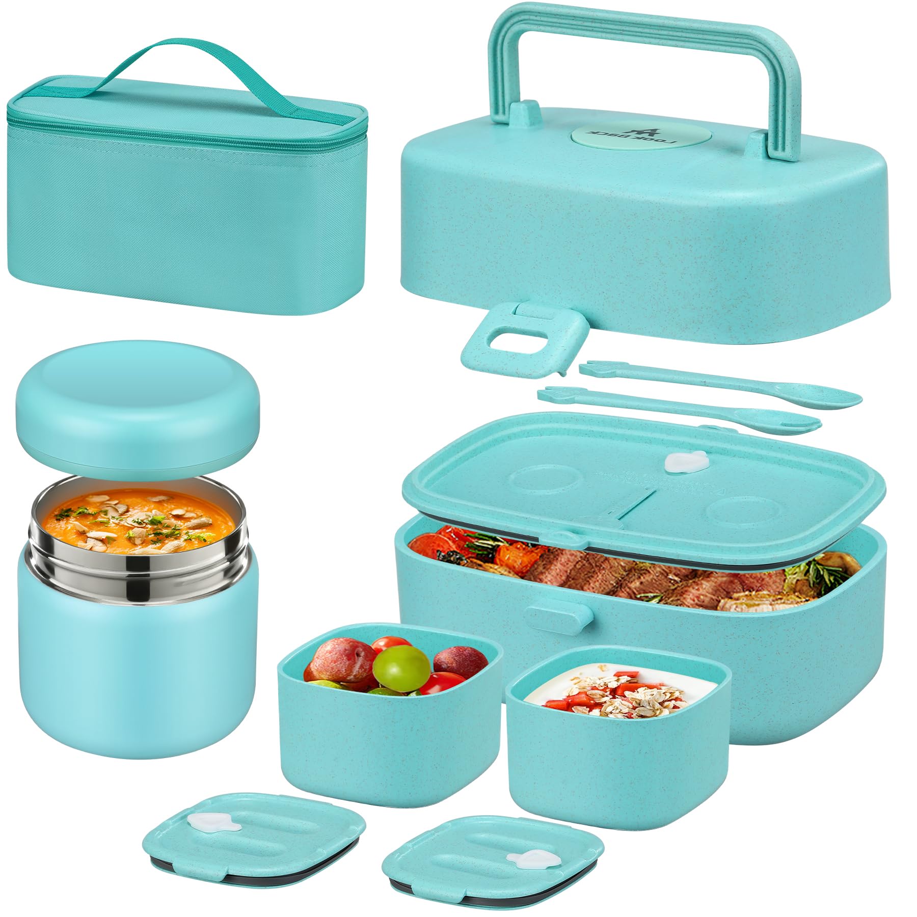 Pawtong front packaging showing full lunch set and sustainable materials benefit