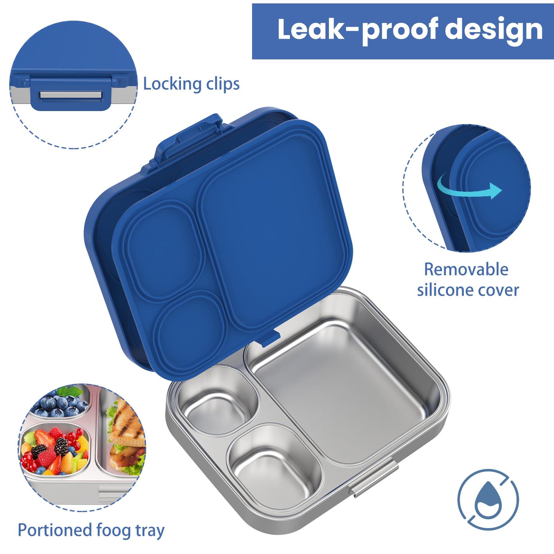 Pawtong close-up of silicone inner seal highlighting leakproof design