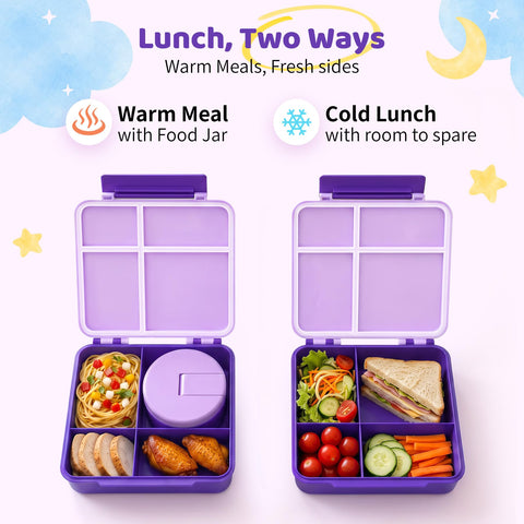 Pawtong open bento with compartments filled illustrating portion control and balanced meals