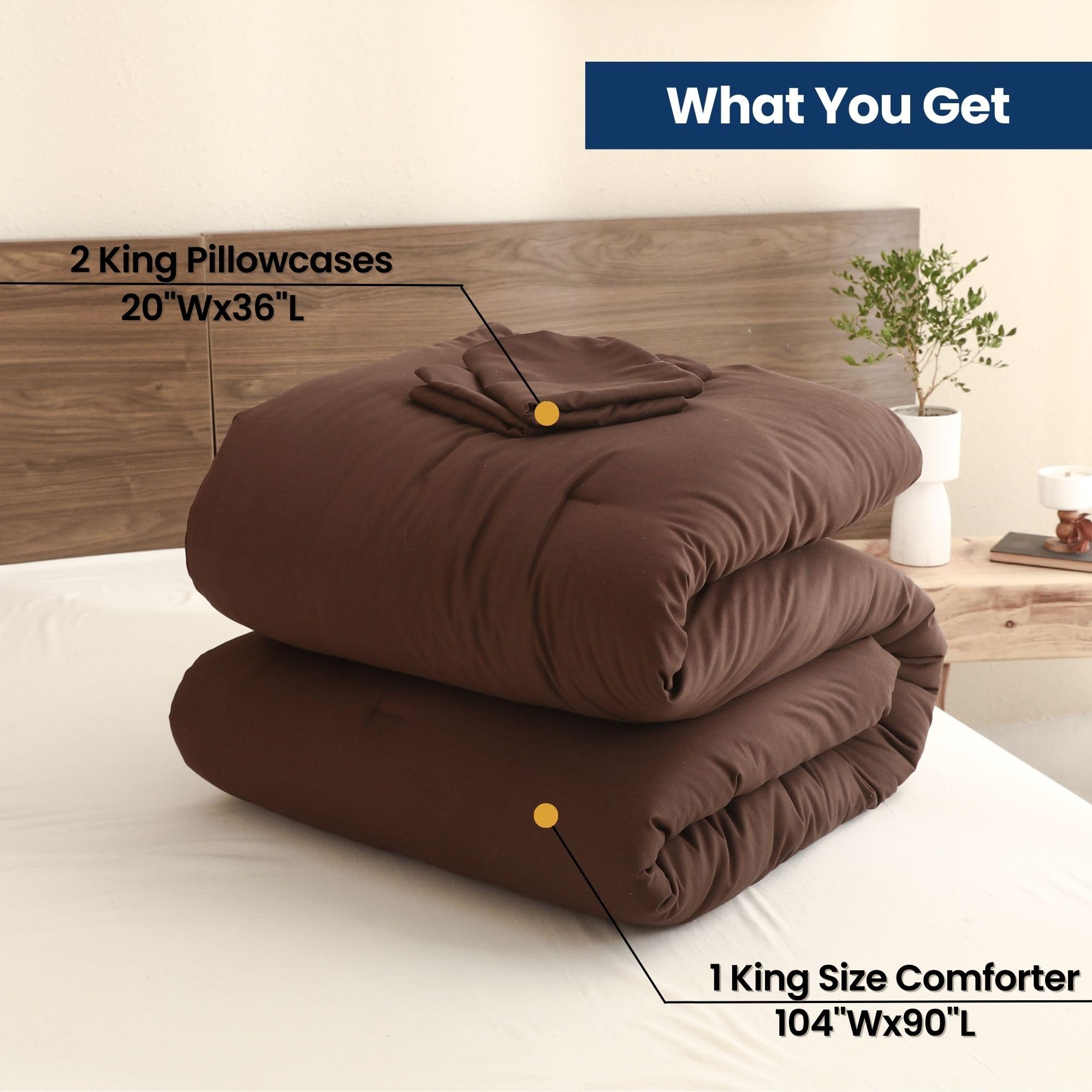 Paxrac comforter in styled bedroom setting showing warm, inviting atmosphere