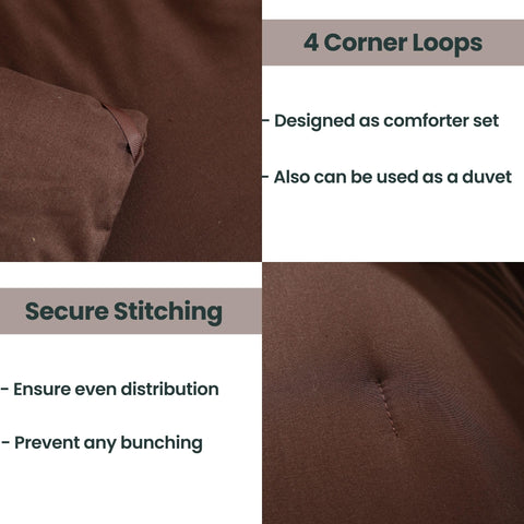 Paxrac pillowcase detail with label showing quality and neat finish