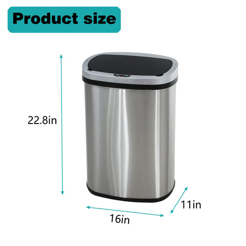 PayLessHere beside a 13-gallon bag demonstrating real-world capacity and fit