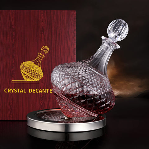 Paysky decanter in gift box staged on table conveying ideal present appeal