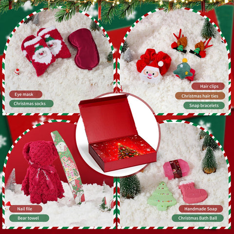 PBJWBDS spa accessories detail including eye mask and nail file for instant at-home pampering