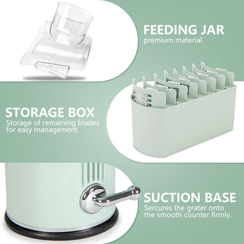 PDAENLKY hand crank and handle detail for comfortable turning