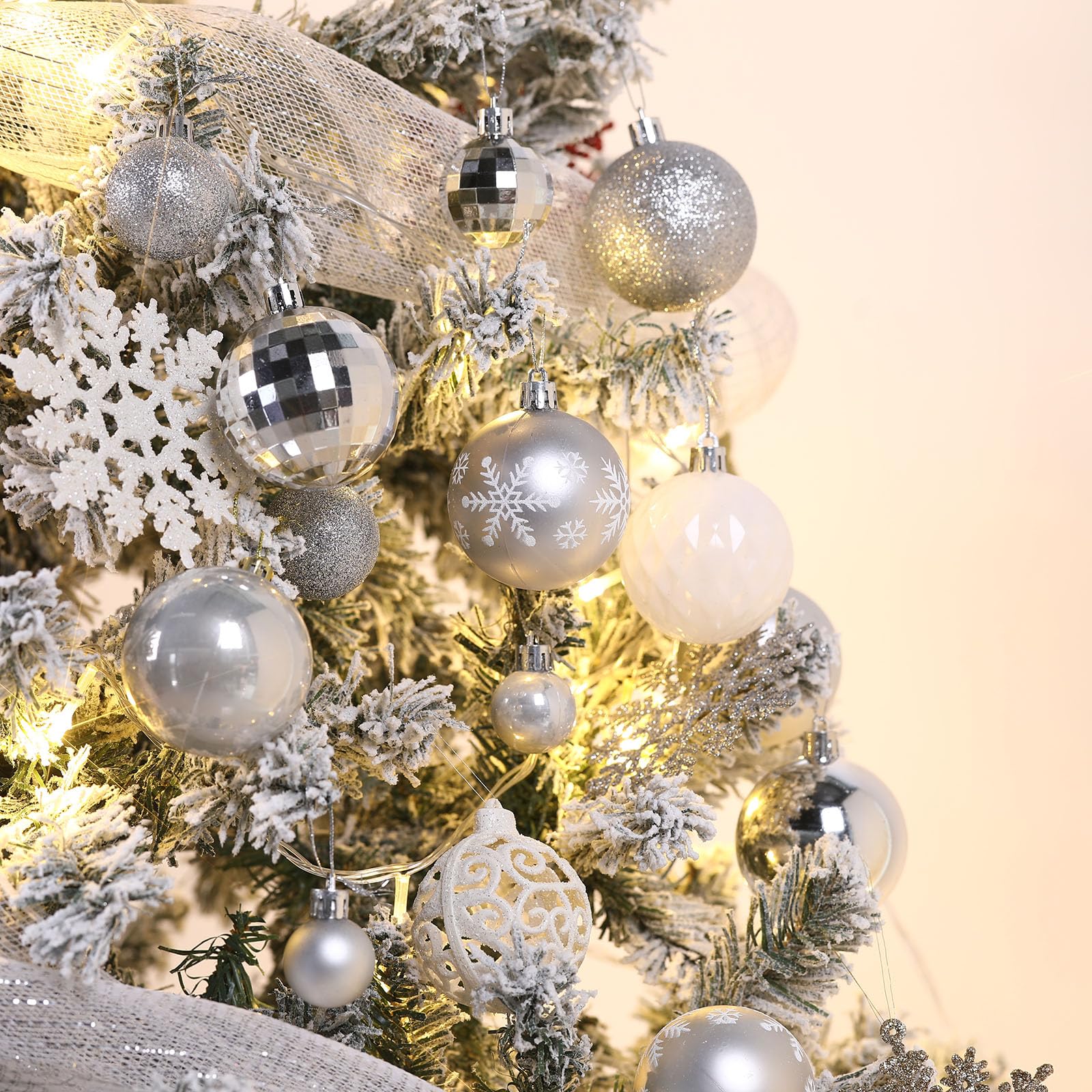 PEACELOVER ornaments arranged in a wreath showing versatile use