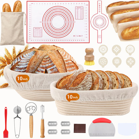 PeacePeo kit packaging and full tool set for easy bread preparation