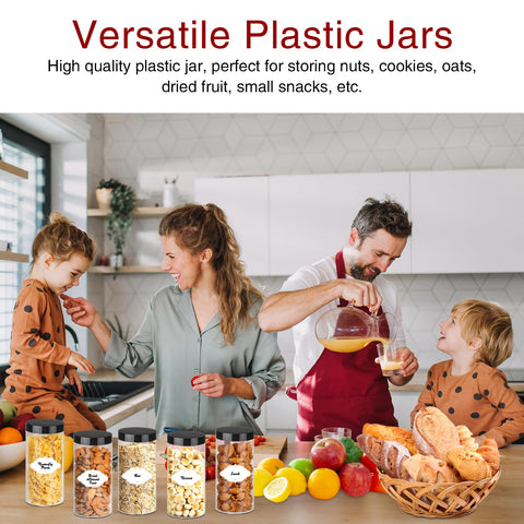PeacePeo labeled jars with included pen for quick organization