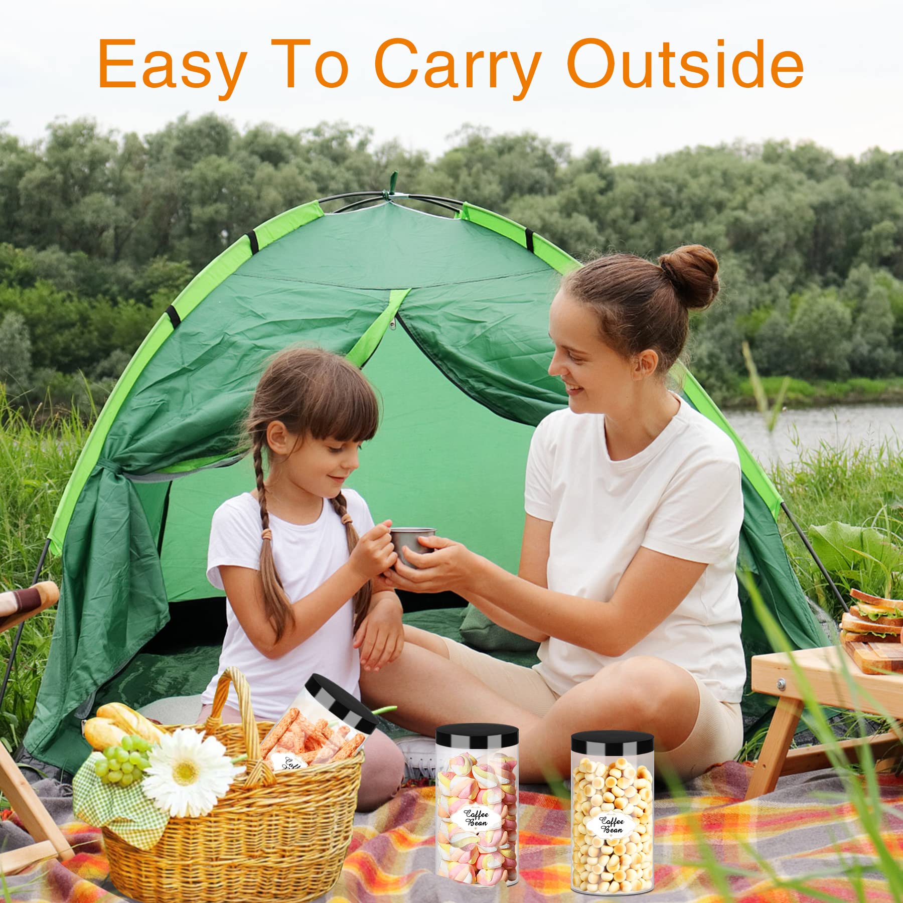 PeacePeo jar held in hand to show 32 oz capacity and practical size for household use