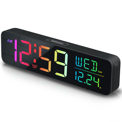 Peakeep front display showing time date and weekday for fast reference