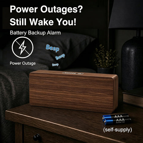 Peakeep LED display with large digits for quick time checks