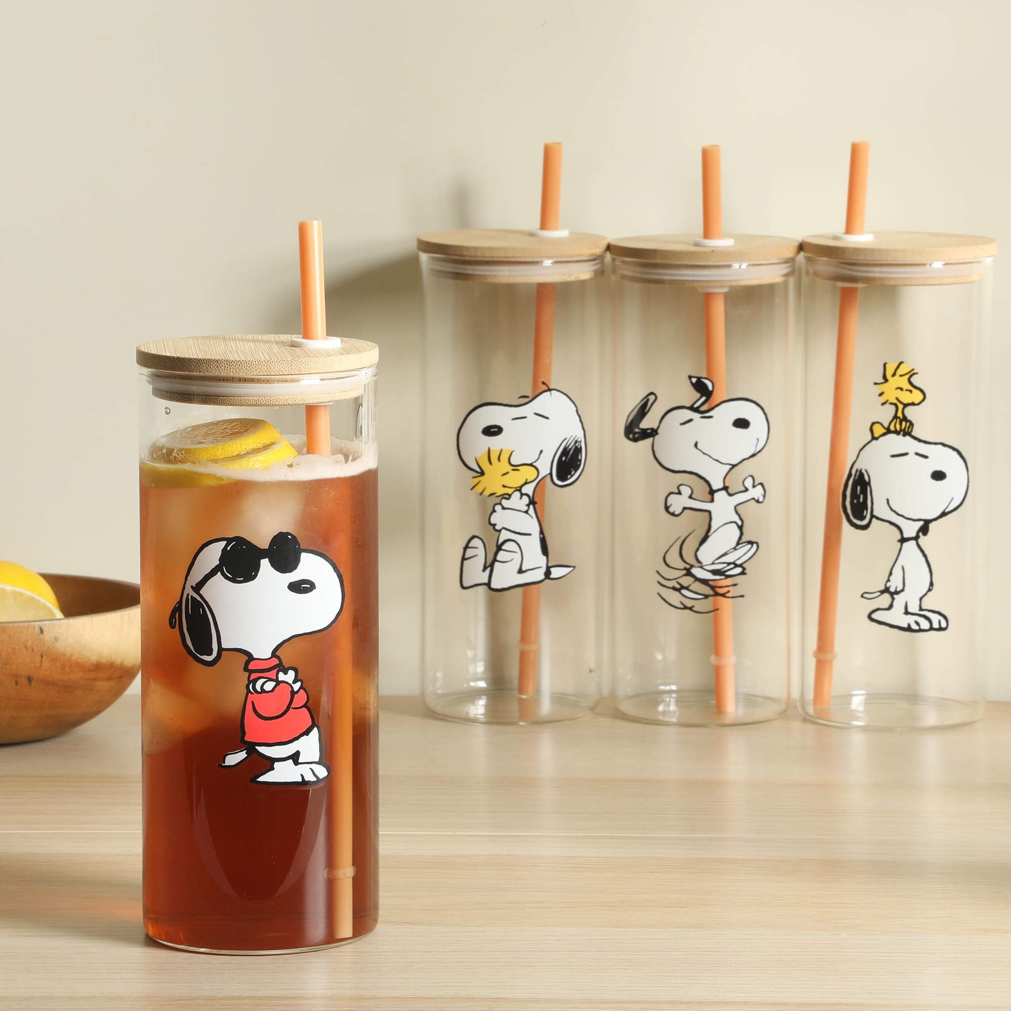 Peanuts snoopy lifestyle kitchen counter showing decorative collectible appeal