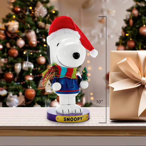 Peanuts Snoopy side profile showing hinge and wood-resin construction benefit