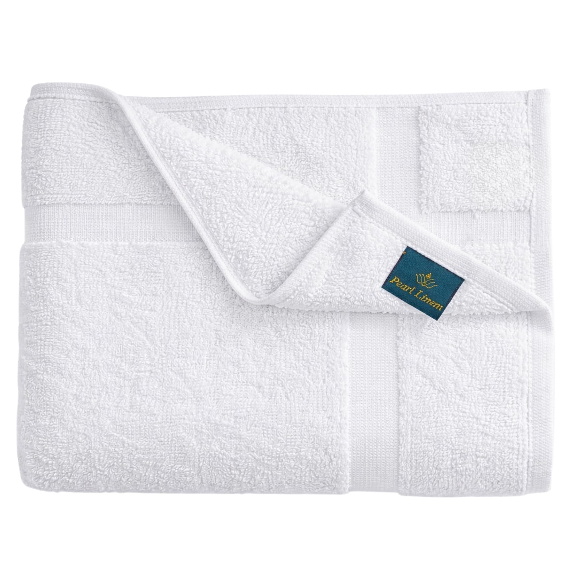Pearl Linens close-up of cotton pile texture highlighting softness and absorbency