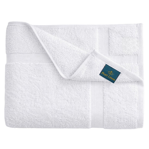Pearl Linens close-up of cotton pile texture highlighting softness and absorbency