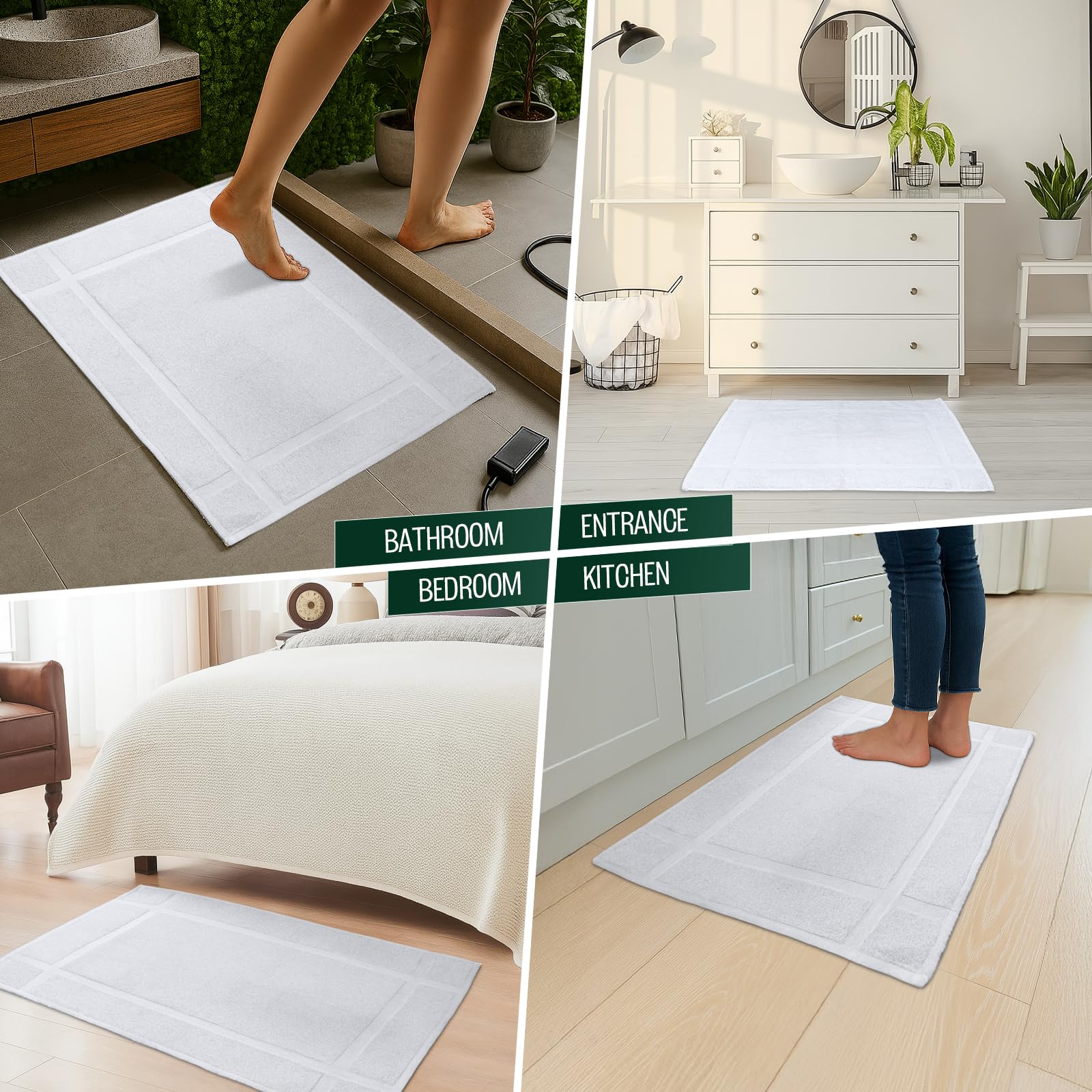 Pearl Linens mat in washing machine demonstrating easy machine-wash care