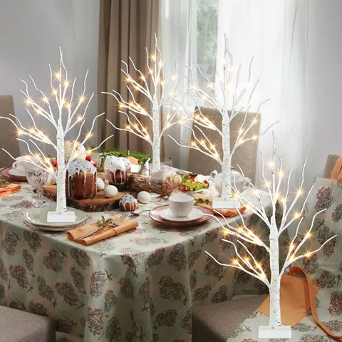 PEIDUO four-tree group vignette displaying coordinated 4-pack arrangement for events
