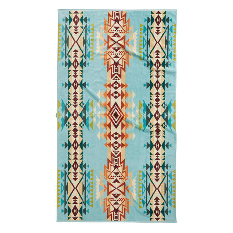 Pendleton towel front packaging showing brand and pattern benefits