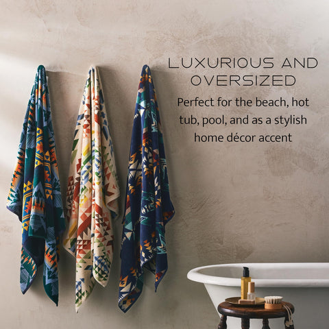 Pendleton looped absorbent back detail for faster drying benefit