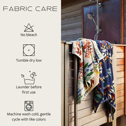 Pendleton stacked towels in different colors showing variety benefit