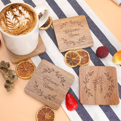 pengtai serving board close-up engraved Home Sweet Home for attractive food display