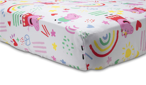 Peppa Pig reversible pillowcase detail showing playful print and easy styling