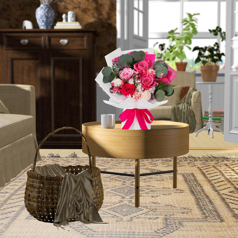 Perfectione Roses ribbon and label detail emphasizing artisanal finishing and gifting