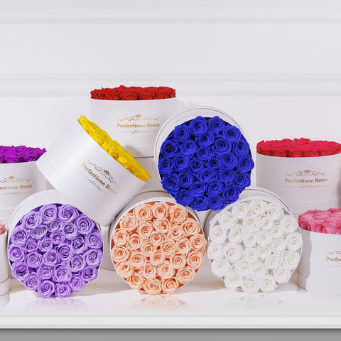 Perfectione Roses label and box detail emphasizing premium finish and craftsmanship