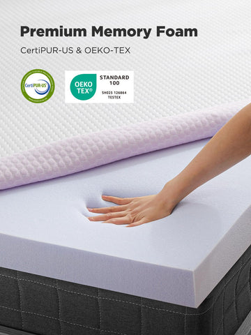 PERLECARE ventilated foam cross-section showing airflow channels for temperature control