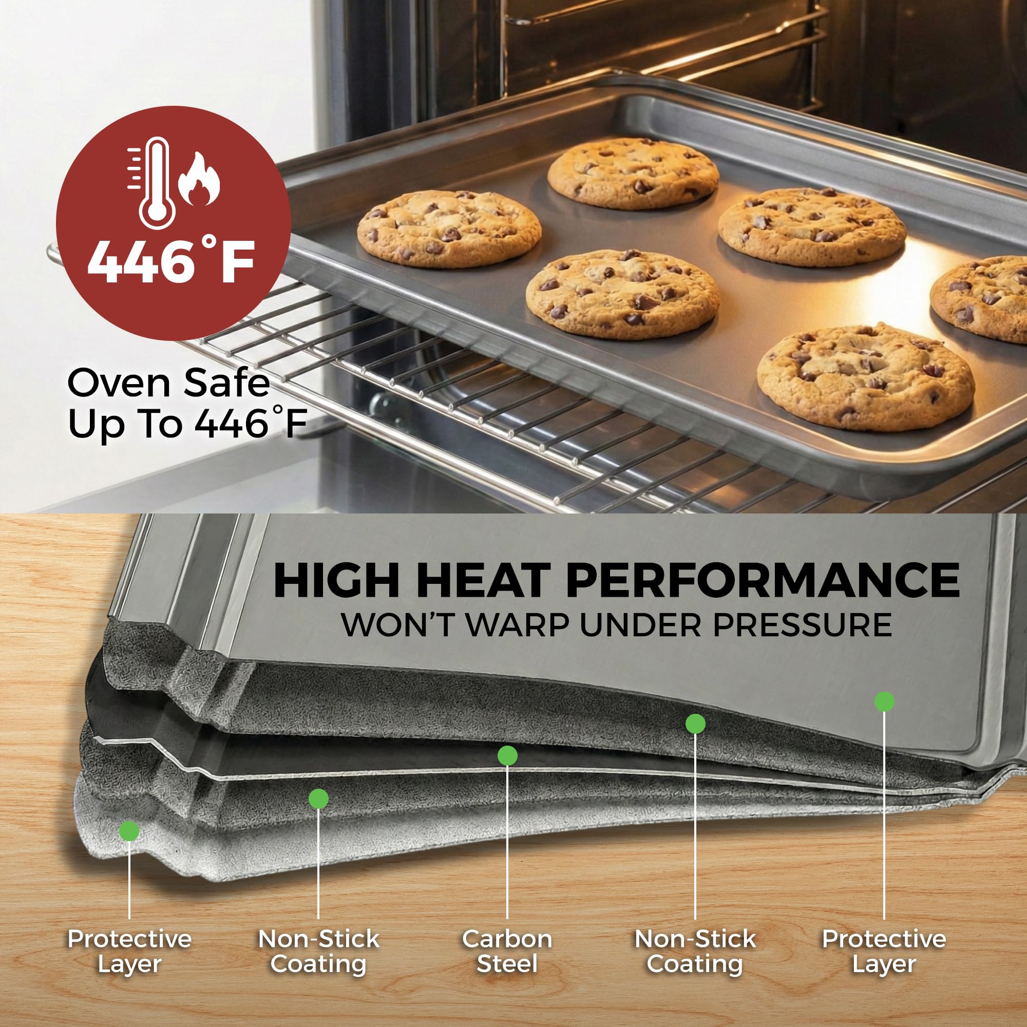 PERLLI pizza crisper holding a baked pizza showing crisp edges and even browning