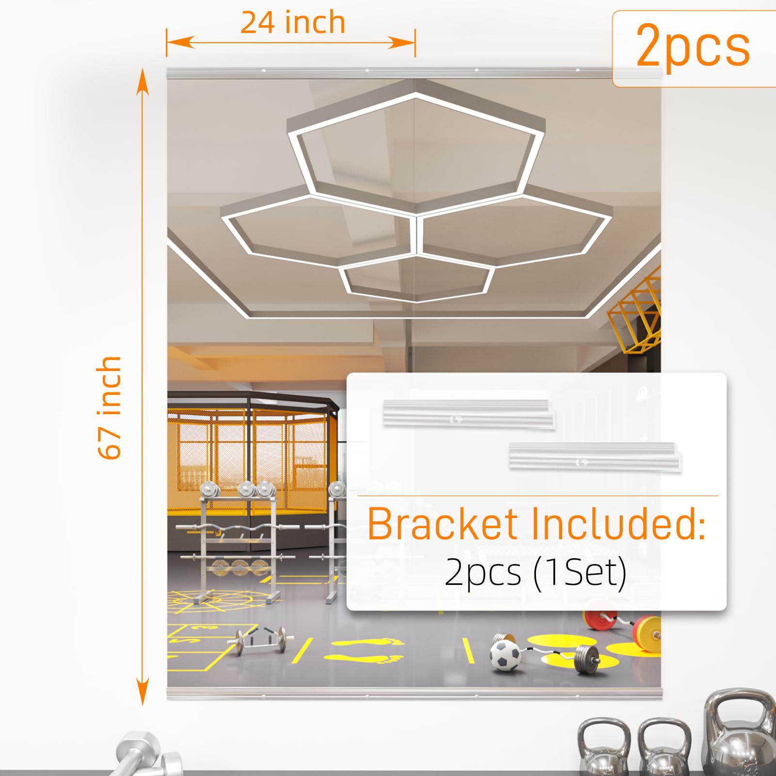 pertetey scale against doorframe showing 63x24 inch size for proper space planning