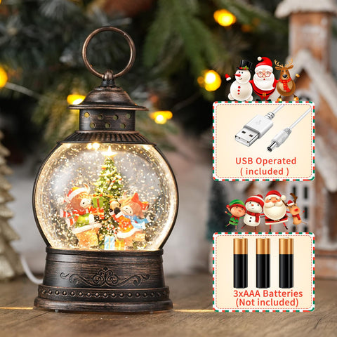 PestiLite lit on mantel creating cozy holiday ambiance with soft LED light