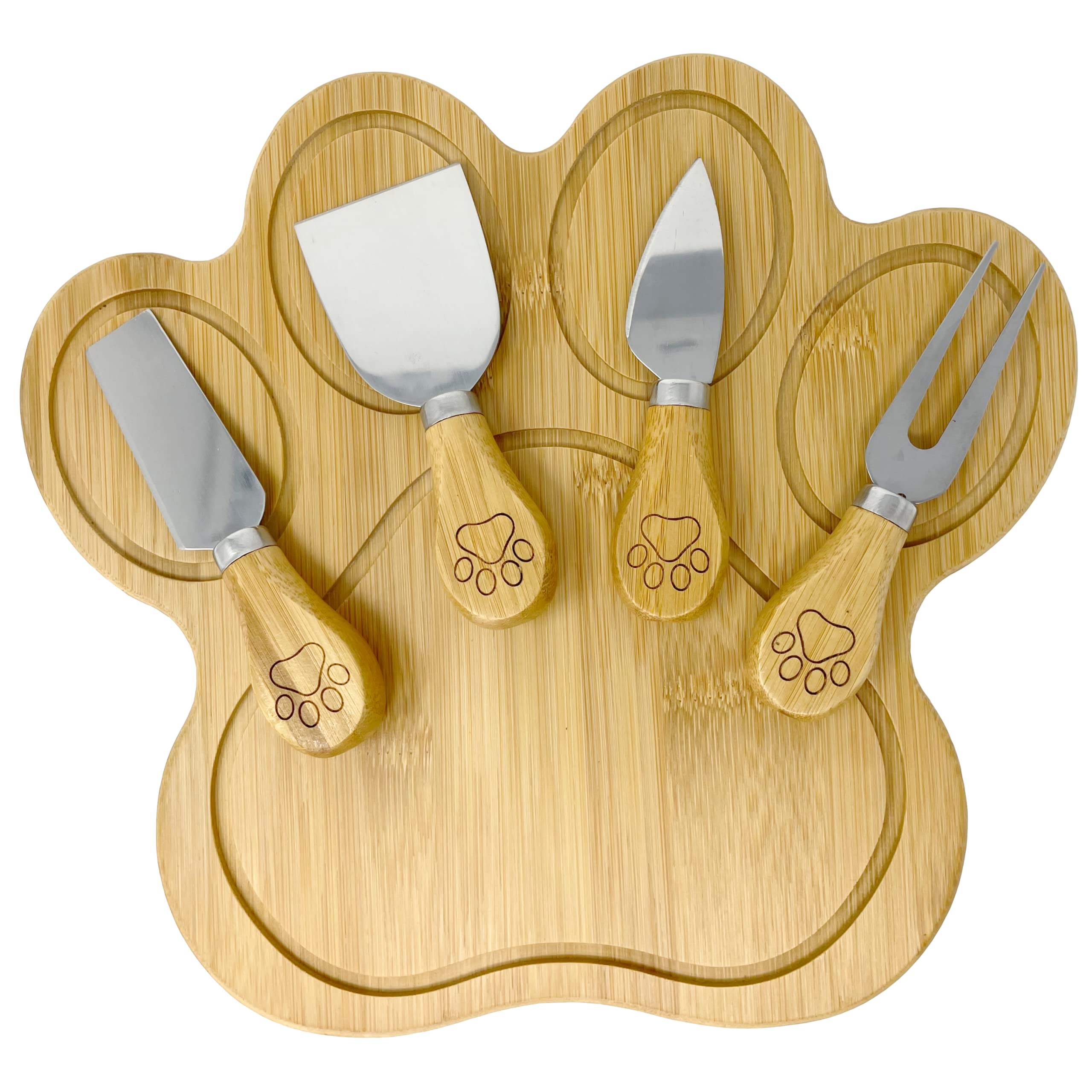 Pet Fit For Life front view board showing paw shape and ready-to-serve benefit