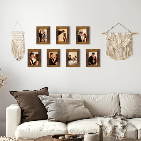PETAFLOP frames arranged on a wall gallery demonstrating easy coordinated styling