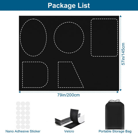 Petaholic adhesive stickers and Velcro tabs display easy no-drill installation benefit