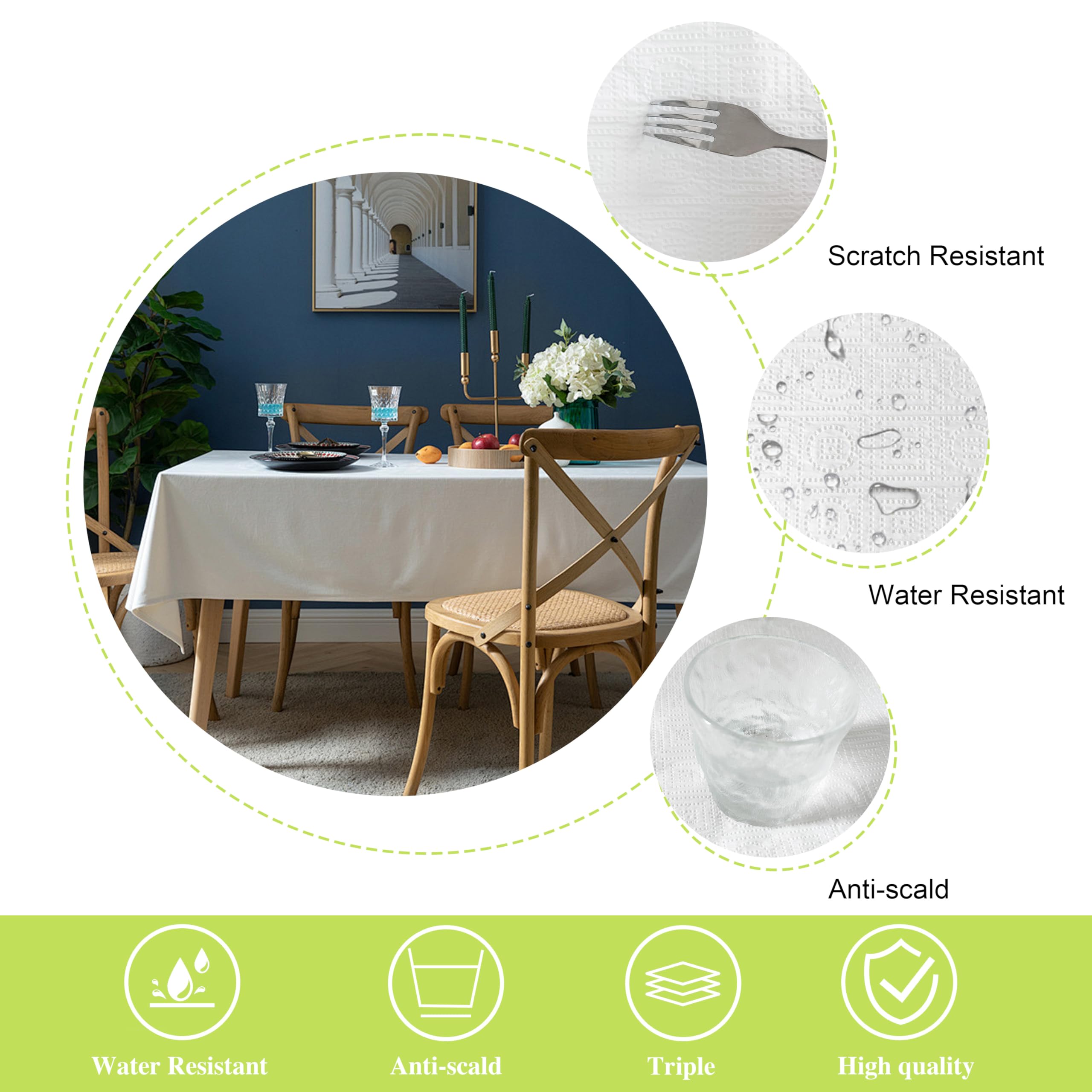 PETFNS on a 9ft rectangular table illustrating full coverage fit
