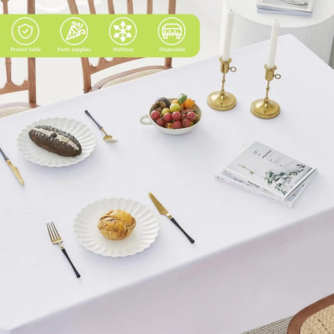 PETFNS tablecloth in use at buffet providing neat event presentation