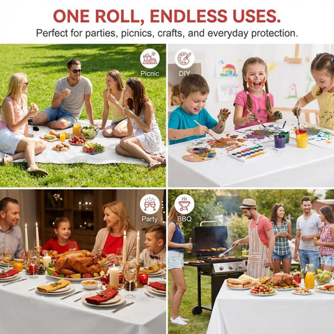 PETIARKIT trimmed to fit a round table, demonstrates custom-fit flexibility benefit