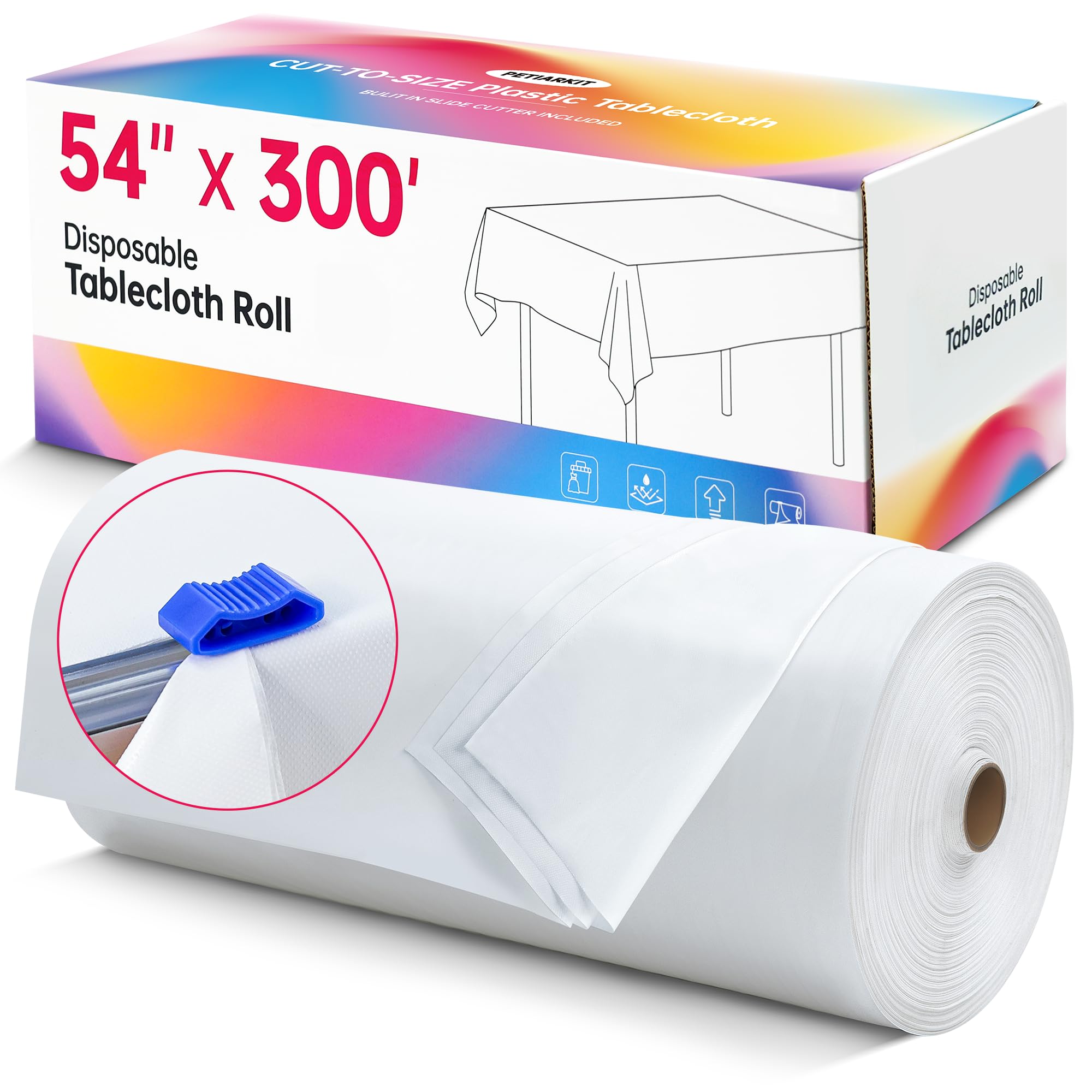 PETIARKIT front box showing white roll and clean packaging benefit