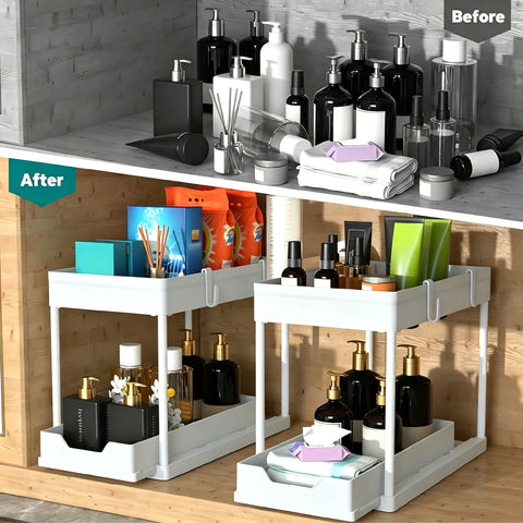 petisal organizer with bottles demonstrating size and capacity fit