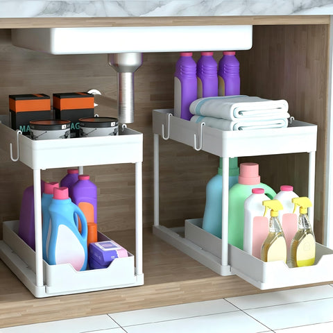petisal slide-out drawer pulled out demonstrating easy access to supplies