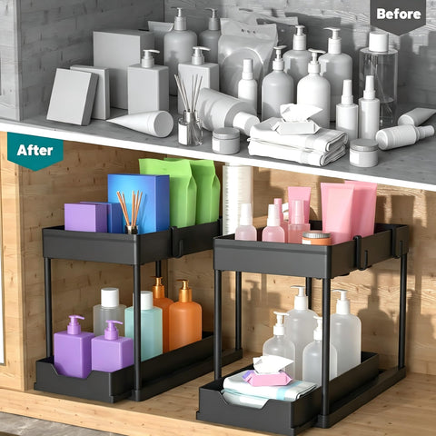 petisal slide-out drawer extended demonstrating smooth access and time savings