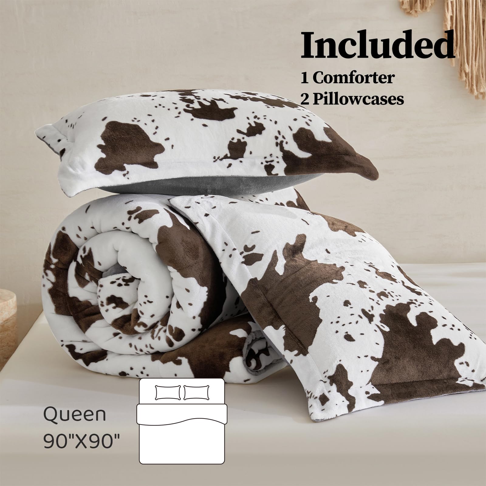 Petrichor vacuum-sealed packaging illustrates compact shipping and easy care