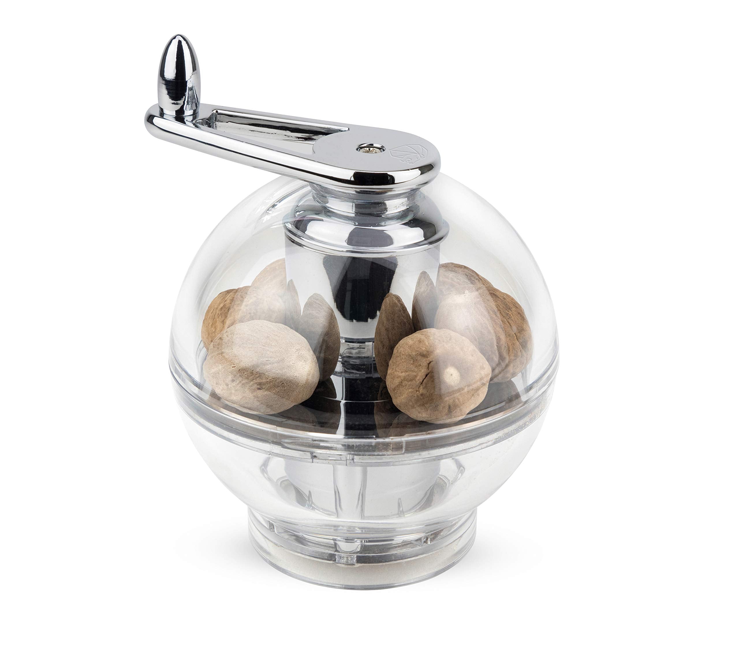 Peugeot Tidore front view showing clear acrylic body and nutmegs, precise shaving benefit