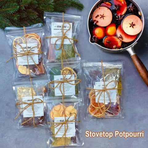 Pextian overhead view of mixed spices and fruit pieces for visual ingredient clarity